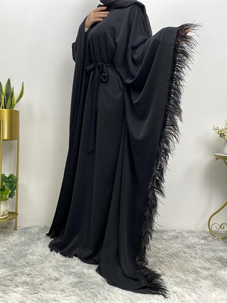 6317#Muslim Fashion Women Islamic Clothing Caftan Dubai Butterfly Bat Sleeves Muslim Dresses [product_type] Chaomeng Store chaomeng.myshopify.com 