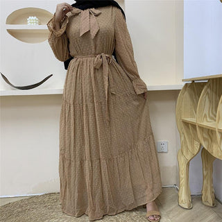 6319#New Fashion Dubai Modest Abaya Robe Muslim For Women - Premium  from Chaomeng Store - Just $29.90! Shop now at CHAOMENG MUSLIM SHOP