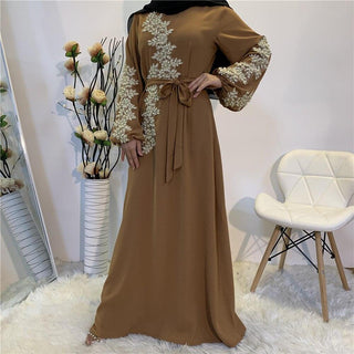 6322#Eid Mubarak Abaya Dubai Turkey Muslim Fashion Women Hijab Dress - Premium  from Chaomeng Store - Just $29.90! Shop now at CHAOMENG MUSLIM SHOP