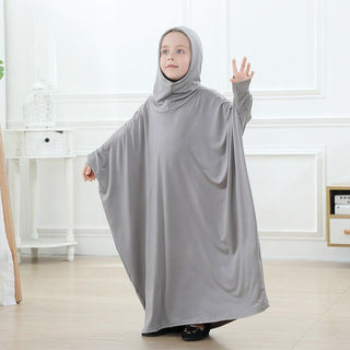 6399#Abaya Modest Fashion Little Girls Dress CHAOMENG MUSLIM SHOP muslim abaya dress