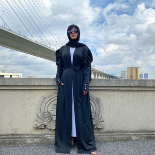 6474#New Arrivals Arab Fashion Long Sleeve Abaya CHAOMENG MUSLIM SHOP muslim abaya dress