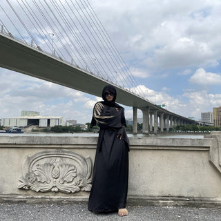 6479#New Arrivals Fashion Lantern Sleeve Muslim Dress CHAOMENG MUSLIM SHOP muslim abaya dress