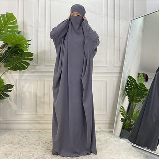 6493#New Arrivals Arab Fashion Printed Lantern Sleeve Cardigan Robe Muslim Abaya CHAOMENG MUSLIM SHOP muslim abaya dress