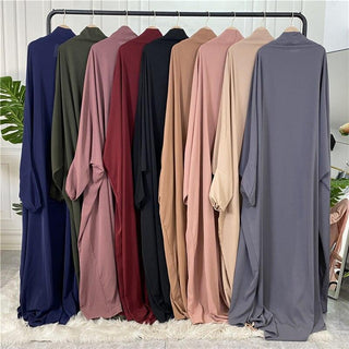 6493#New Arrivals Arab Fashion Printed Lantern Sleeve Cardigan Robe Muslim Abaya CHAOMENG MUSLIM SHOP muslim abaya dress