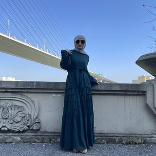 6527#Musulman De Mode Abaya Dubai Elegant Fashion Hijab Dress CHAOMENG MUSLIM SHOP muslim abaya dress