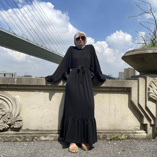 6530#Musulman De Mode Turkey Kaftan Islam Clothing Abaya CHAOMENG MUSLIM SHOP muslim abaya dress