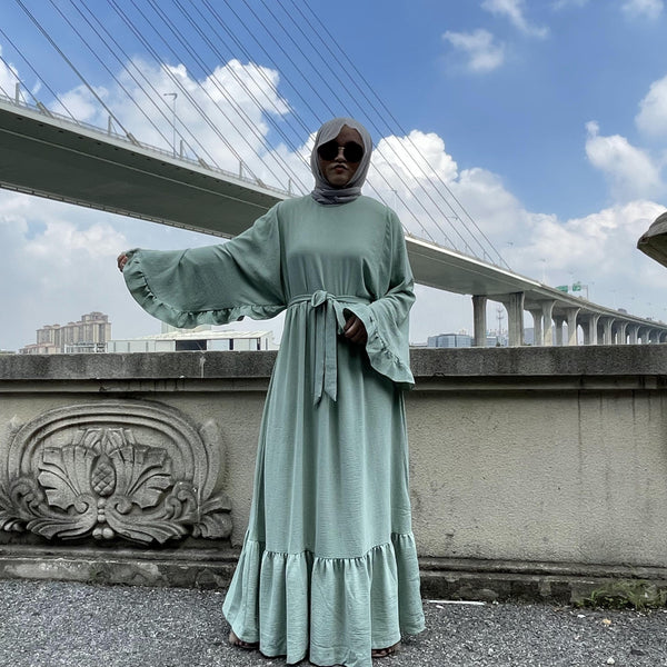6530#Musulman De Mode Turkey Kaftan Islam Clothing Abaya CHAOMENG MUSLIM SHOP muslim abaya dress