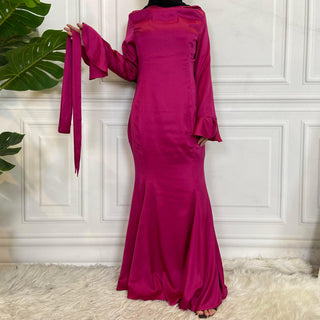 6548#New Casual Dress CHAOMENG MUSLIM SHOP muslim abaya dress