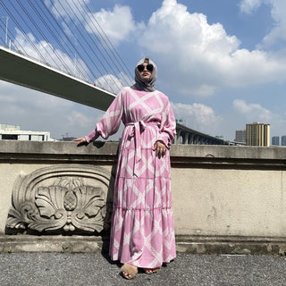 6556#New Arrivals Arab Fashion Long Dress CHAOMENG MUSLIM SHOP muslim abaya dress