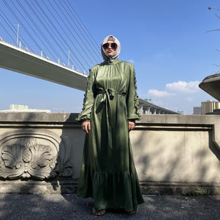 6582#New Design Somali Dirac Baati Musulmane Evening Dress CHAOMENG MUSLIM SHOP muslim abaya dress