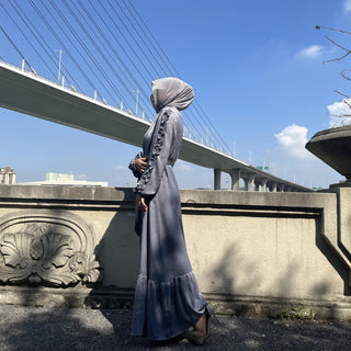 6582#New Design Somali Dirac Baati Musulmane Evening Dress CHAOMENG MUSLIM SHOP muslim abaya dress