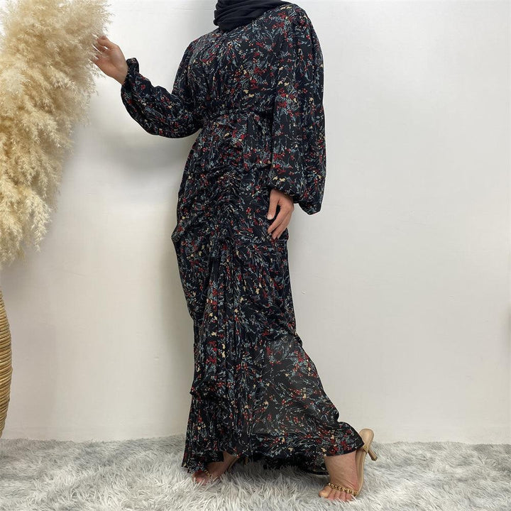glam and glitter dress muslimah Glam And Glitter Dress Muslimah - Elegant Long Sleeve Maxi Dress For Weddings & Events