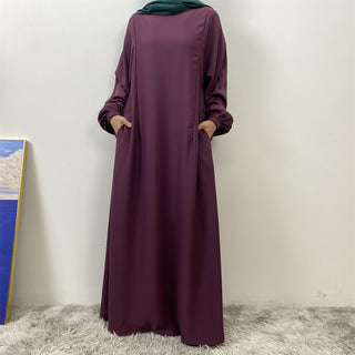 6822# Latest Women Design Popular Soft Nida Convenience 2 Front Zippers Breastfeeding Clothes Simplicity Loose Long Dress