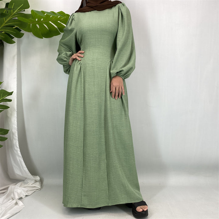 green dress muslim Dark Green Prom Dresses: Elegant Muslim Evening Dress with Train, Long Sleeves, Arabic Kaftan Style Formal Gown