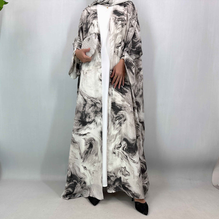 1476# Free Hijab Modest Set  | Batwing Sleeve Cover Up with Pockets Muslim Dress Viral TikTok | Ramadan Eid Modest Kaftan Abaya