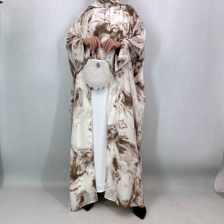 1476# Free Hijab Modest Set  | Batwing Sleeve Cover Up with Pockets Muslim Dress Viral TikTok | Ramadan Eid Modest Kaftan Abaya