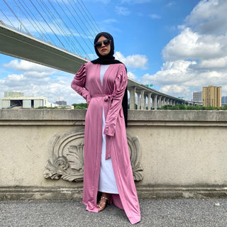 6474#New Arrivals Arab Fashion Long Sleeve Abaya - CHAOMENG MUSLIM SHOP